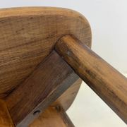 Wooden stool — Pierre Gautier-Delaye, France, 1960s