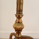 Lampadaire en bronze effet bambou