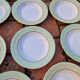 Set of 11 Isoard Pattern Soup Plates, Salins Manufacture