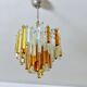 Crystal chandelier Italian vintage Venini trilobo