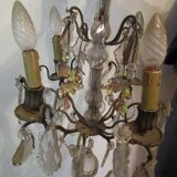 Antique chandelier with pendants