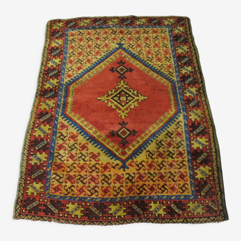 Old Caucasian carpet 142x105cm