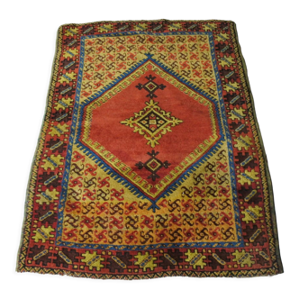 Old Caucasian carpet 142x105cm