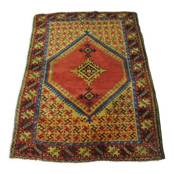 Old Caucasian carpet 142x105cm