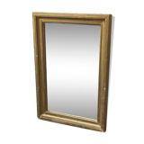 Miroir doré rectangle 79 x 53 cm