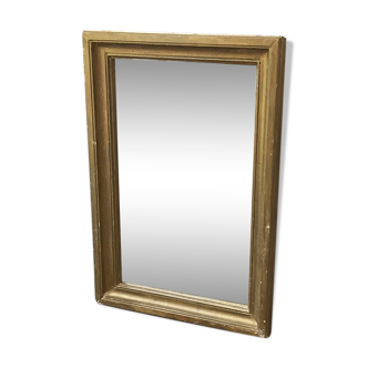 Miroir doré rectangle 79 x 53 cm