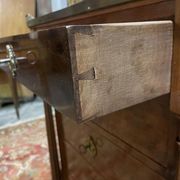 Louis XVI style mahogany entrance console
