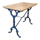 Table bistrot plateau bois