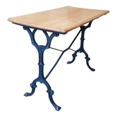 Bistro table wooden tray