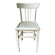 Chaise bistrot en bois blanc