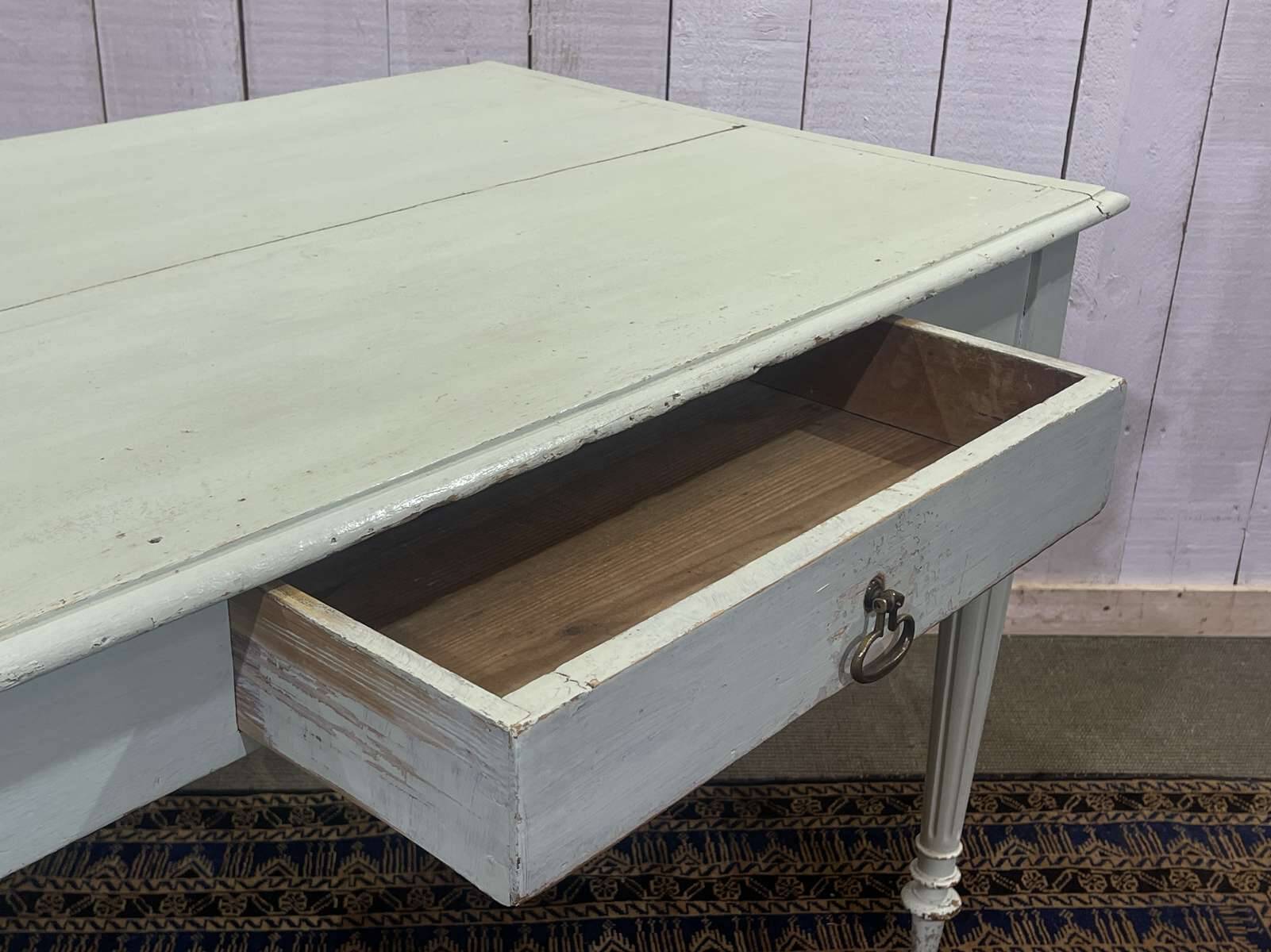 Louis XVI style desk, early 20th century, in poplar, fir and beech