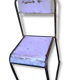 Chaise vintage en métal