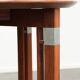 Table d'appoint/café ronde au design Art Déco