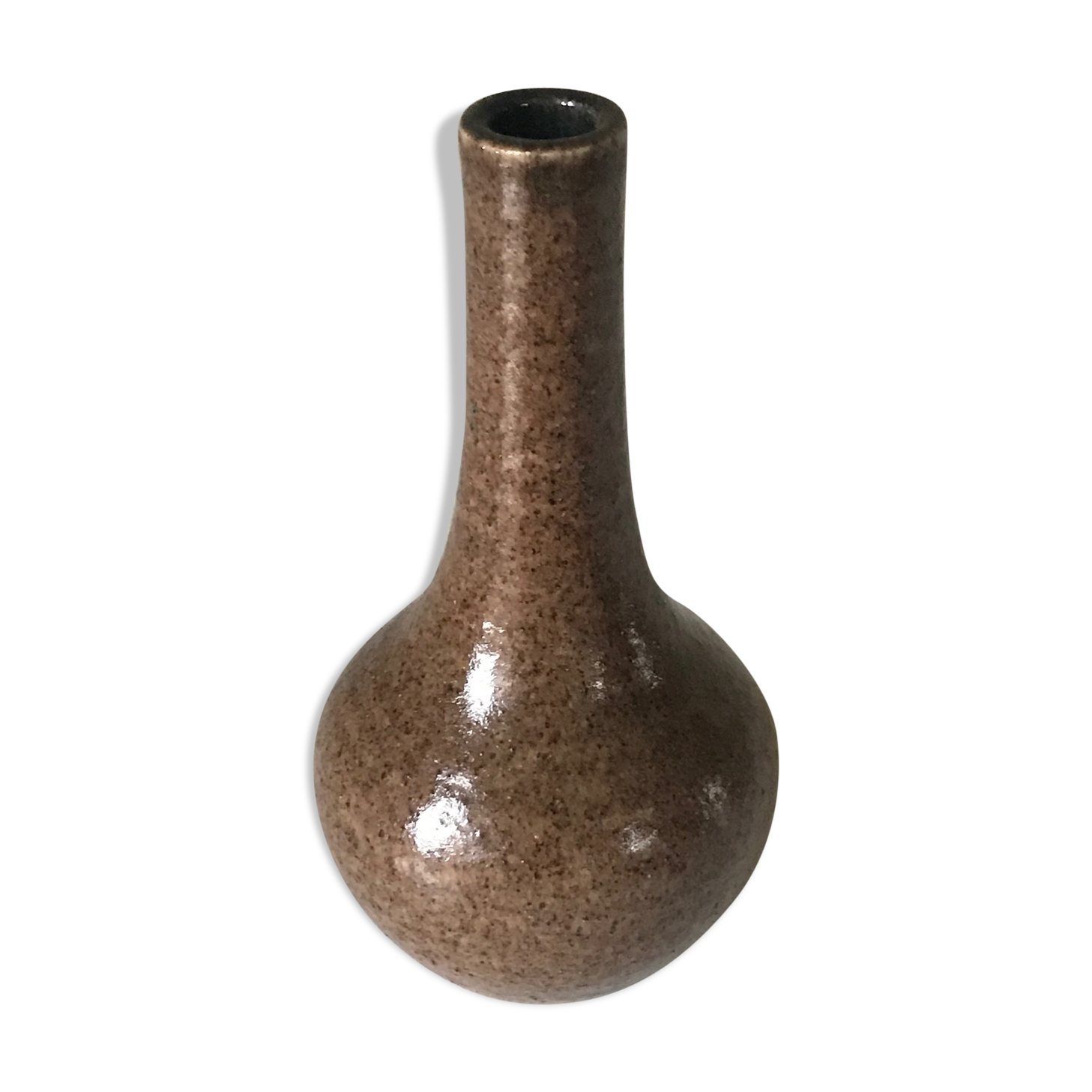 Stoneware vase ceramic accolay 1960