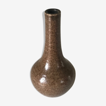 Vase en grès céramique Accolay 1960
