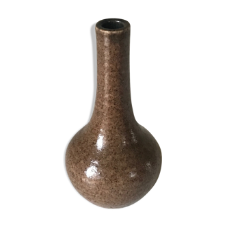 Vase en grès céramique Accolay 1960