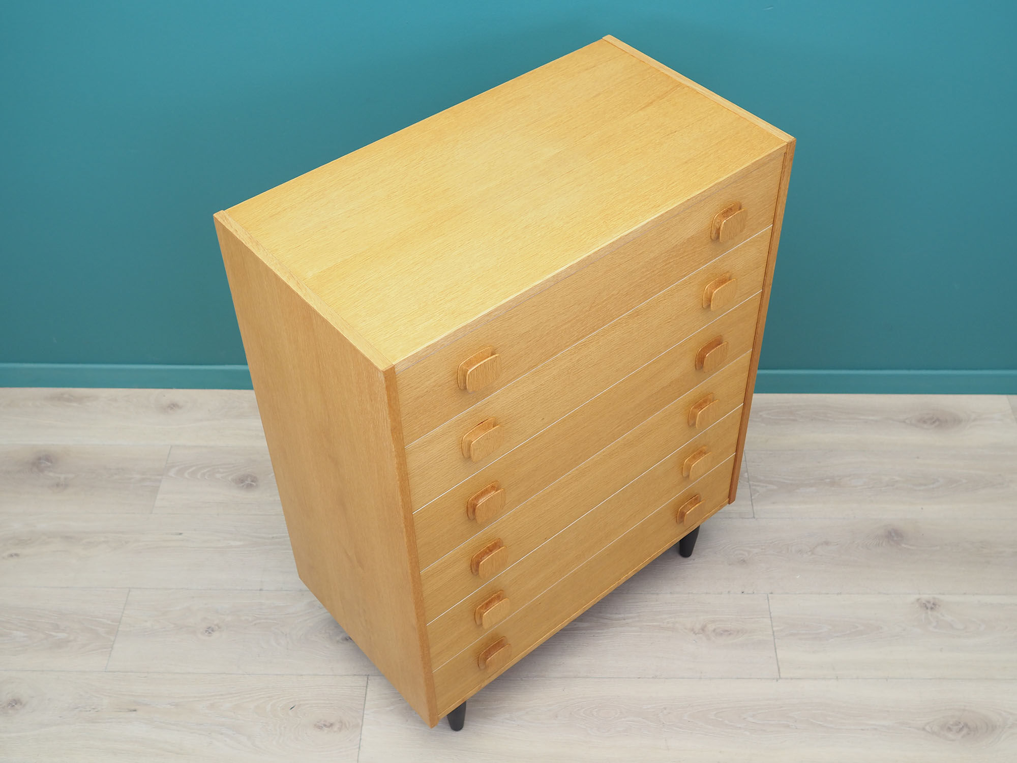 Commode en frêne, design danois, années 70, fabriqué au Danemark