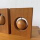 Constructivist wooden bookends