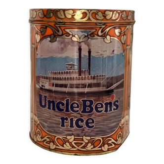 Boîte en métal vintage Uncle Ben’s