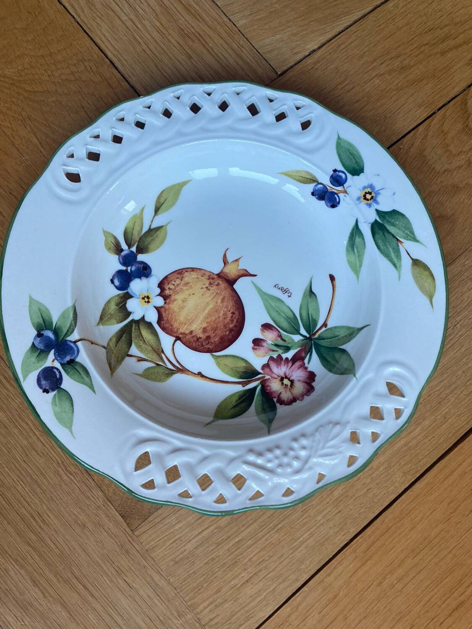 Assiettes creuses Tiffany