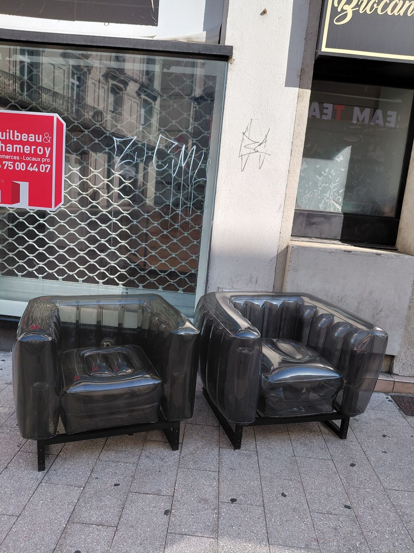 Pair of mojow armchairs