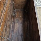 Antique Burmese teak dowry chest