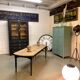 Table de drapier fin XIX en noyer