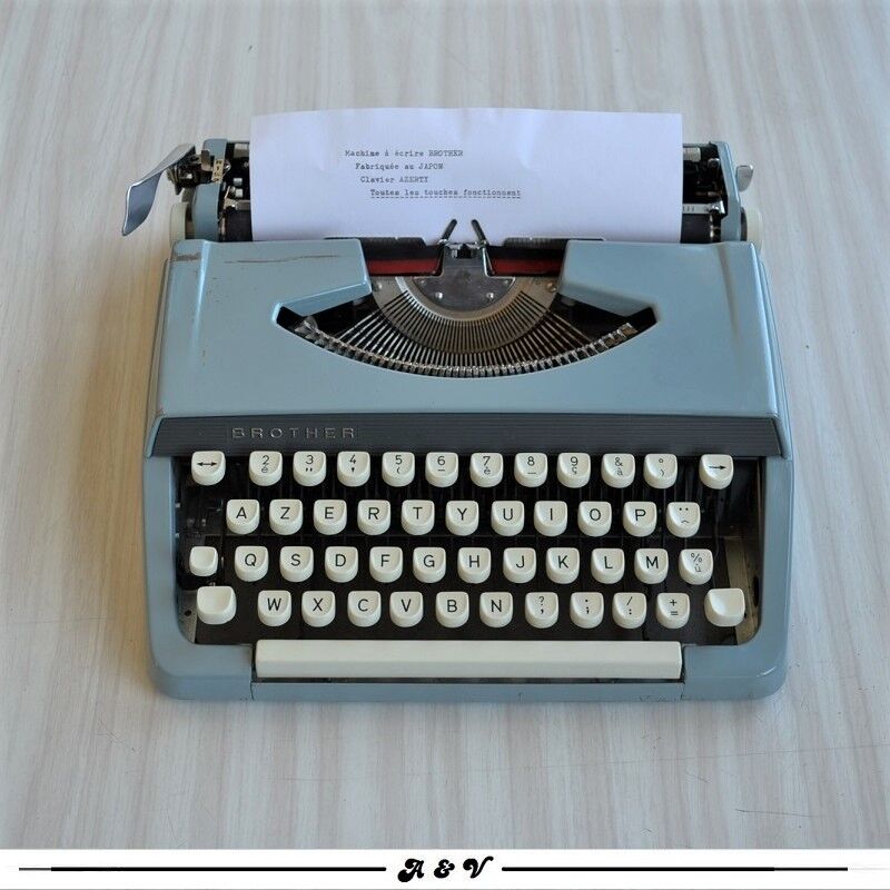 60s Brother Portable Typewriter