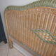 Vintage rattan headboard