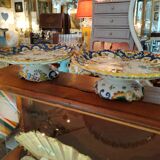 2 dishes of earthenware from Desvres