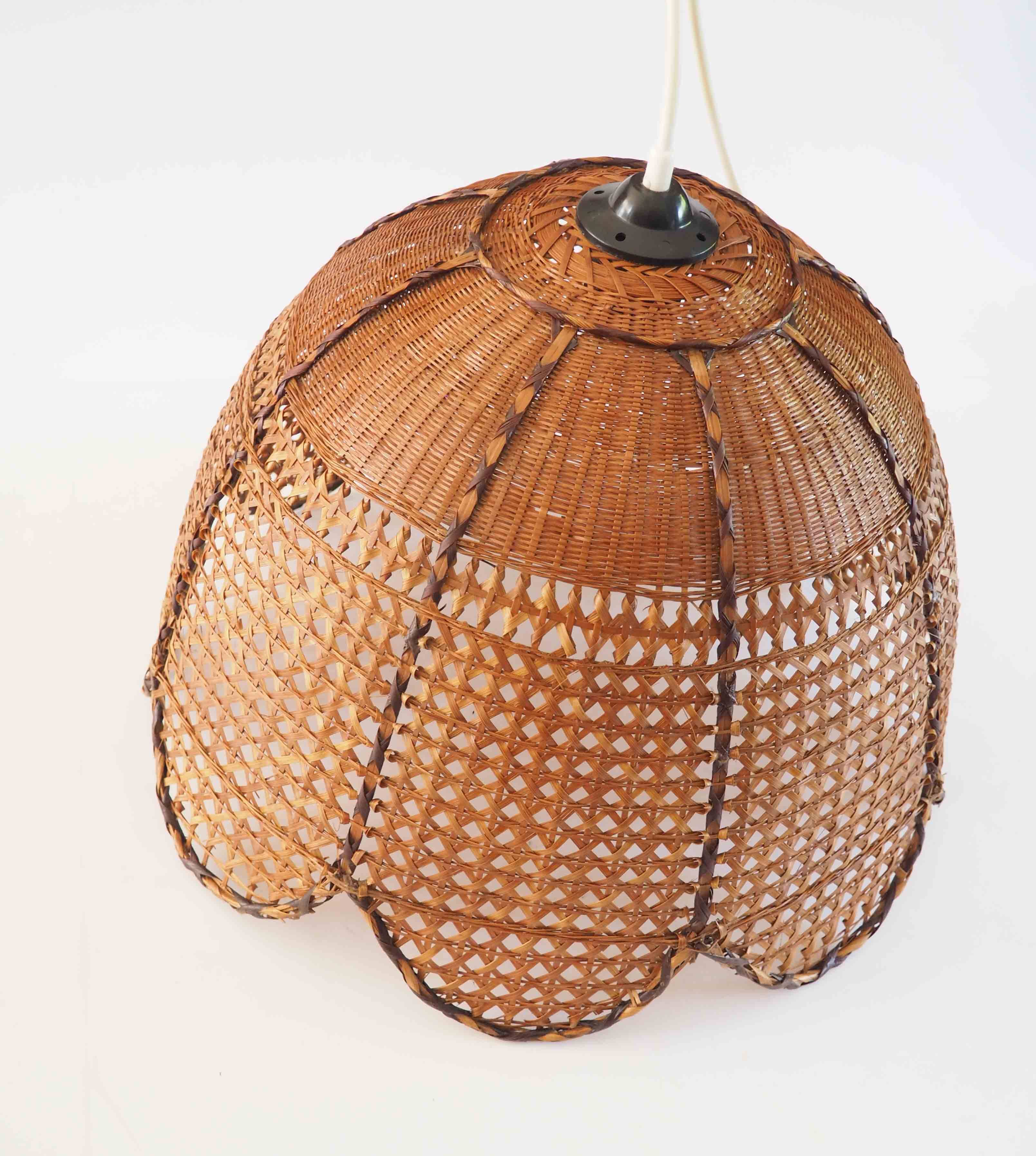 Large cane pendant light