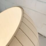 Large Murano glass table lamp with lined pattern 1950-60