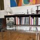 Chrome and glass coffee table from the 70s.