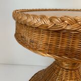 Wicker coffee table