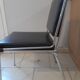 Vintage chrome desk chair Italian design
