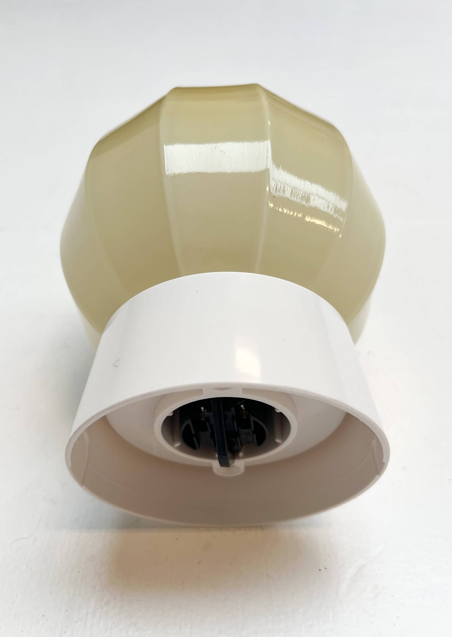 Beige Art Deco plafonnière van Thabur, 1940’s