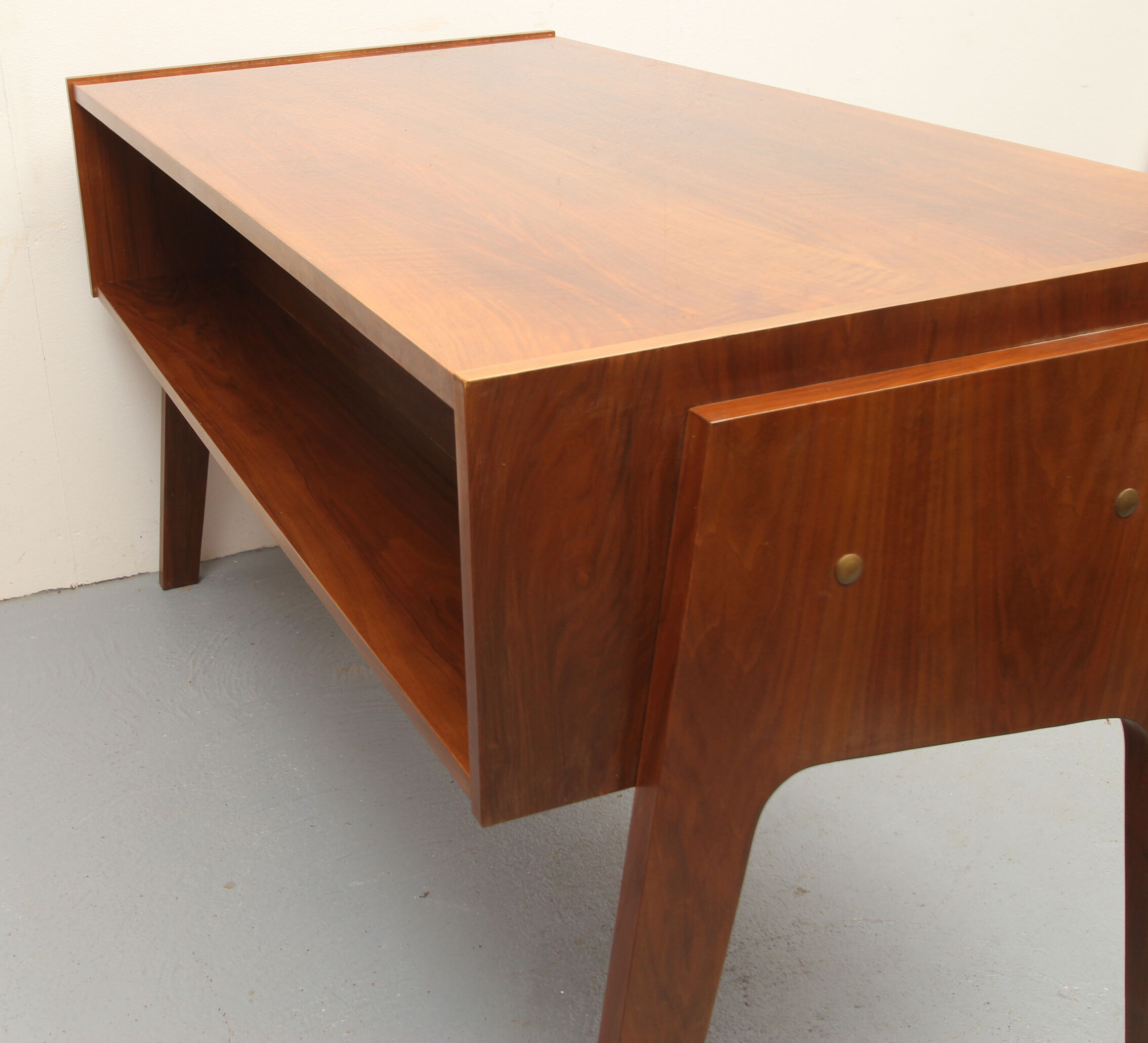 1950s desk in walnut