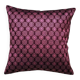 Burgundy and pink Kachin cushion cover (RIDA)