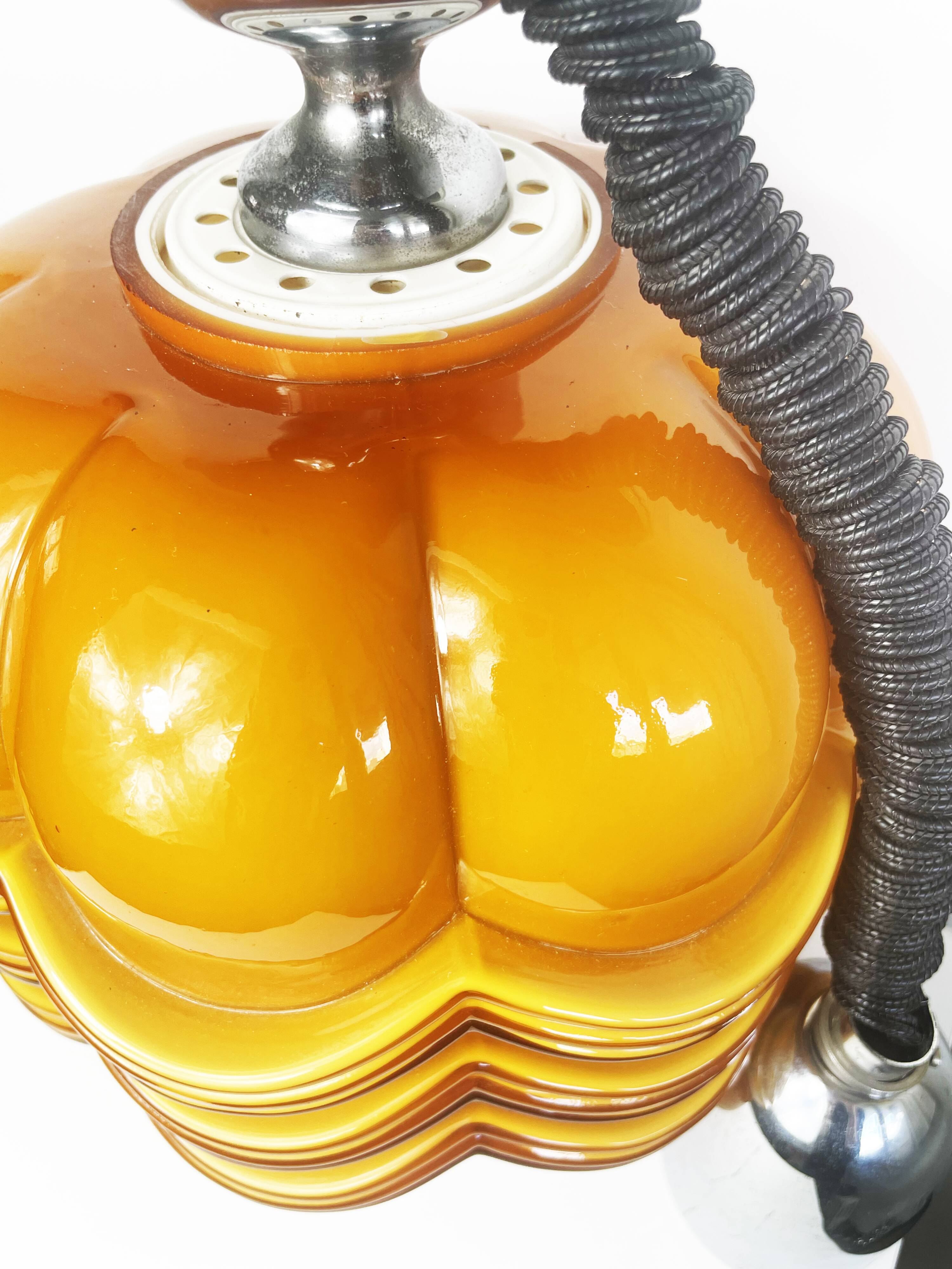 Vintage glass pendant lamp