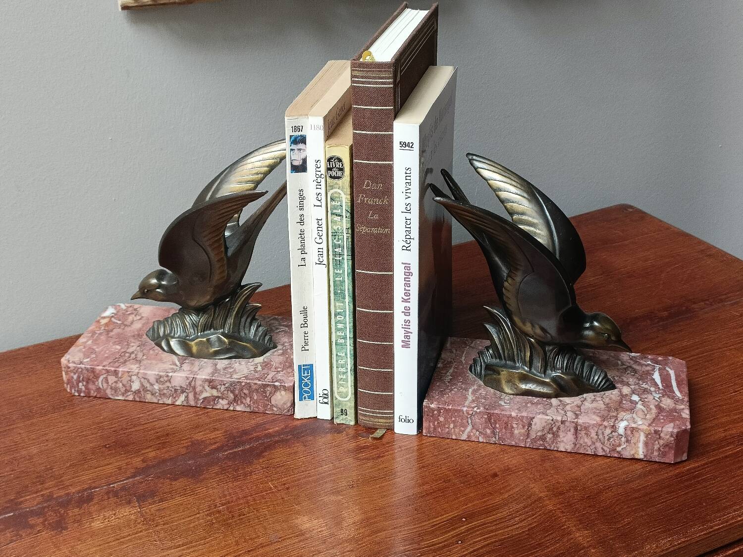Art Deco Bird Bookends