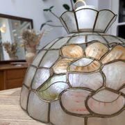 Suspension en nacre « Pivoine »