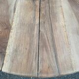 Table à manger ronde pied central extensible en chêne massif du 18ème 210