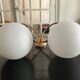 1950 two-light wall lamp
