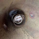 Mid-century German brass table lamp or floor lamp from the 1950s.