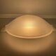 Glass ceiling light in the shape of a turtle shell, 1970s, Germany