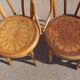 Set de 4 chaises luterma bois courbé