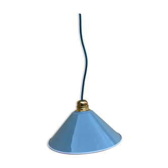 Vintage walkman to hang lampshade conical metal white and gray electricity new luminaire