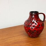 Strawberry pottery vase by Fratelli Fanciullacci for Bitossi, 1960s.