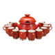 Ceramic punch set, Danish design, 1960s, production: Denmark