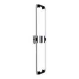 Double white neon wall light by Gian N. Gigante for Zerbetto, 1980